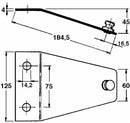 Piastra portacoltello adattabile PZ 0250