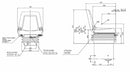 Sedile Seat con sospensione meccanica