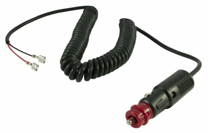 Cavo spiralato con spina accendisigari 45cm