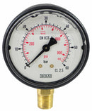 Manometro alla glicerina Ø 63 mm con scala 0-60 e attacco M1/4"