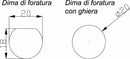Spia quadrata gialla neutra