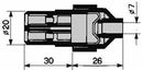 Spina a 2 poli 12/24V