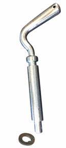 Chiavistello a 1 scanalatura ø18mm