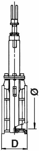 Saracinesca a stantuffo 5" ad una ghiera