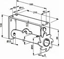 Verricello sinistro per motocoltivatore ø42mm