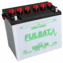 Batteria Fulbat per trattorini tagliaerba da 12V 24Ah con acido