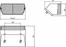 Fanale direzione e posizione sx 144,2x64mm