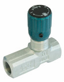 Regolatore di flusso unidirezionale da 1/4" in acciaio