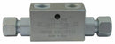 Valvola di blocco doppio effetto da 3/8" con attacchi 12L