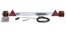 Barra con fanali posteriori LED 12V e lunghezza regolabile 1,18-1,72 metri