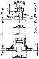 Colonnetta per idroguida lunghezza 389mm