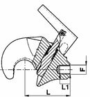 Gancio rapido superiore per terzo punto cat. III filetto M27x2