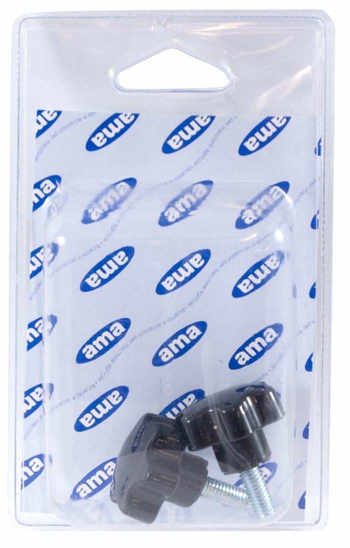 Volantino 6 lobi maschio Ø 50mm filetto M10