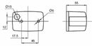 Fanale freccia omologato anterolaterale sx confezione da 2 pezzi
