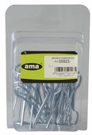 Confezione 20 coppiglie a forcella ø3x1,5mm confezione da 3 pezzi