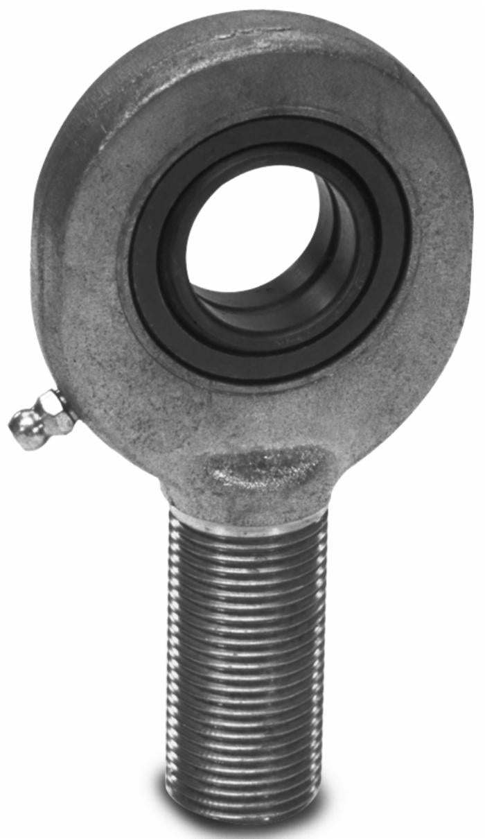 Terminale a snodo maschio per terzo punto Ø 20mm con accoppiamento acciaio su bronzo