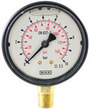 Manometro alla glicerina Ø 63 mm con scala 0-10 e attacco M1/4"