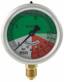 Manometro isometrico alla glicerina Ø 63mm con filetto M 1/4" cilindrico