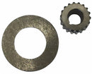 Semigiunto scanalato 18 denti per pompa gruppo 2 chiavetta 4mm