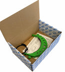 Visiera in policarbonato trasparente 160g regolabile dotata di banda elastica Made in Italy