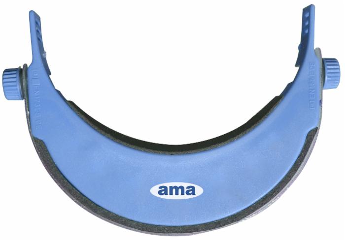 Visiera protettiva azzurra in policarbonato confezione da 10 pezzi