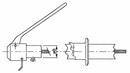 Dispositivo benzina di sicurezza motorstop per motori benzina con Ø interno tubo 21mm