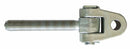 Attacco snodato Ø 25mm filettato M30x3 destro