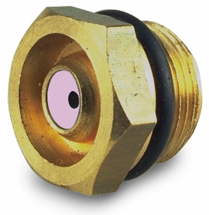 Ugello con bussola per lance in ceramica Ø 2mm confezione da 3 pezzi