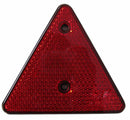 Catarifrangente Triangolare Rosso 155x137mm Fori M5 confezione da 15 pezzi