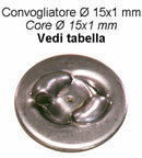 Convogliatore acciaio ø15x1 foroø1,5 confezione da 10 pezzi