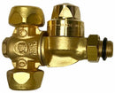 Getto Braglia M65 antigoccia con ghiera per ugelli Ø 18mm confezione da 2 pezzi