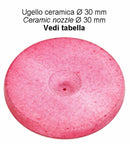 ugello Ø 30mm con foro Ø 1,2mm confezione da 15 pezzi