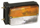 Fanale anteriore sx per trattore dimensioni 120x80mm 12V compatibile CNH e New Holland