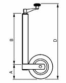 Servotimone leggero a ruota Simol portata 150kg
