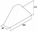 Campana per diserbo localizzato da 36x17x8cm
