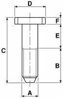 Colonnetta ruote M18x1,5 adattabile a Fiat 44011074 confezione da 3 pezzi