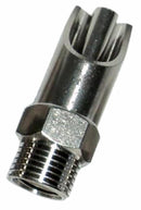 Abbeveratoio suini acciaio e ottone Ø 21mm filetto M1/2" confezione da 3 pezzi