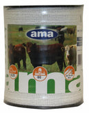 Banda recinto elettrico bianca lunghezza 200m larghezza 10mm