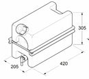 Serbatoio lavamani con rubinetto da 15L