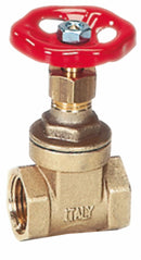 Saracinesca in ottone f-f,filetto 3/4",