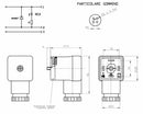 Connettore per elettrovalvole con led confezione da 2 pezzi