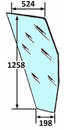 Cristallo per portiera Sx adattabile al riferimento originale Fiat 5130883