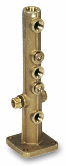 Barra irrorante Braglia M365 in ottone completa di 4 tappi G3/8"M
