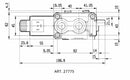 Deviatore elettrico a 6 vie da 3/8" 12VDC 250 bar