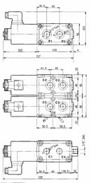 Deviatore elettrico modulare a 6 vie da 1/2" 12VDC