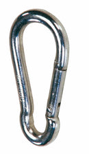 Moschettone zincato con filo ø 8mm lunghezza 80mm confezione da 15 pezzi