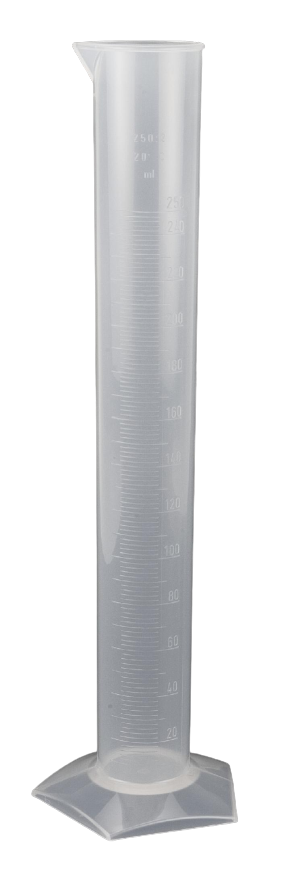 Cilindro graduato 250 cc confezione da 2 pezzi
