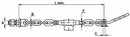 Catena imbrigliamento 2+2 adattabile a Landini mf 1424008M91