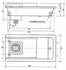 Maniglia incassata universale destra e sinistra