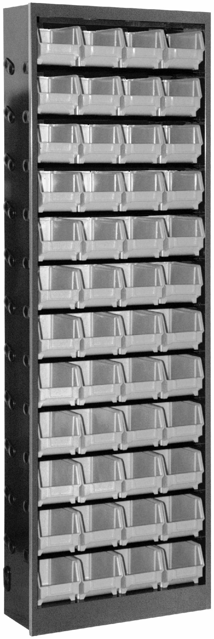 armadio metallico con 48 contenitori